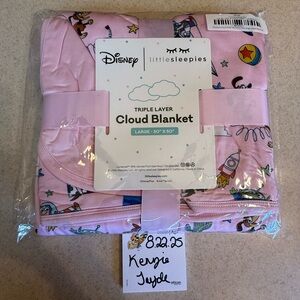 Disney Little Sleepies Pink Toy Story Cloud Blanket
